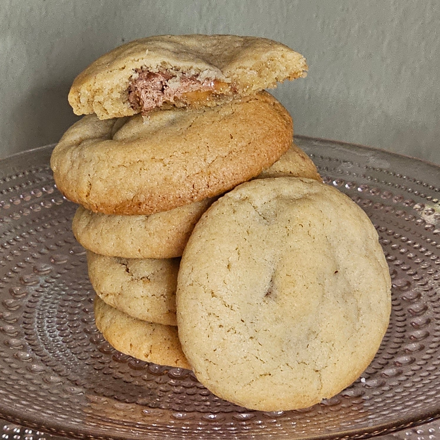 Milky Way Stuffed Cookies