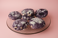 Ube Crackle Cookies